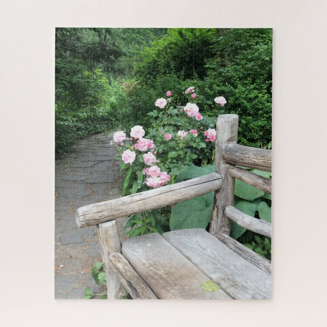 Puzzle Shakespeare Garden Central Park NYC Rose Roses (Vertical)