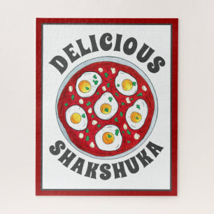 Puzzle Shakshouka Shakshuka Tomates aux oeufs pochés épic