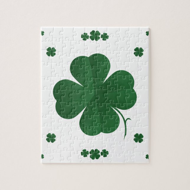 Puzzle Shamrock (Vertical)