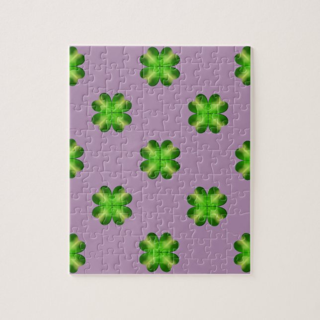 Puzzle Shamrock de la Saint-Patrick (Vertical)