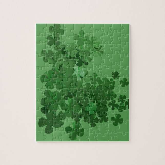Puzzle Shamrock de la Saint-Patrick (Vertical)