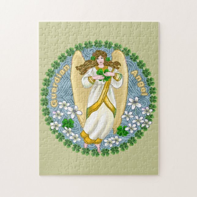 Puzzle Shamrock irlandais Angel (Vertical)