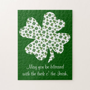 Puzzle Shamrocks et chapeaux supérieurs 2
