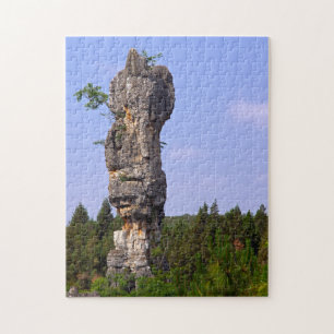 Puzzle Shilin pinnacles Forêt de pierre - Yunnan, Chine, 