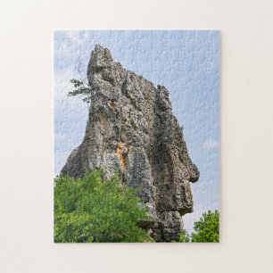 Puzzle Shilin pinnacles Forêt de pierre - Yunnan, Chine, 