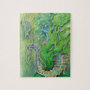 Puzzle Shy Seahorse Mermaid
