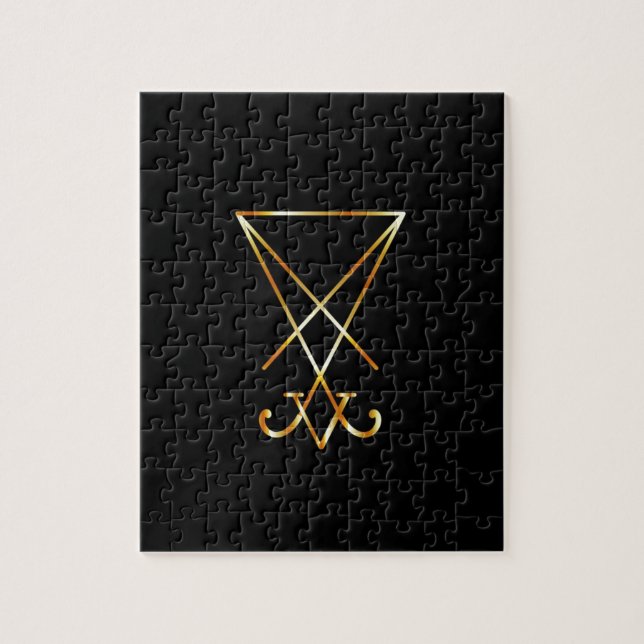 Puzzle Sigil de Lucifer - Un symbole du satanisme (Vertical)