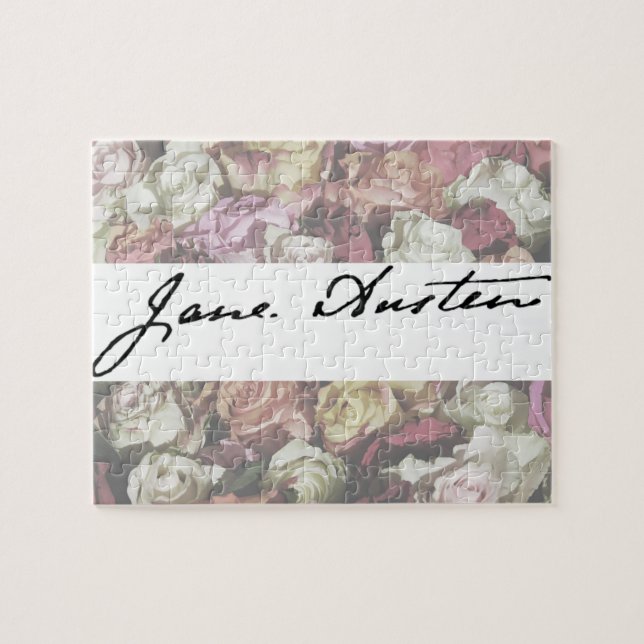 Puzzle Signature Jane Austen (Horizontal)