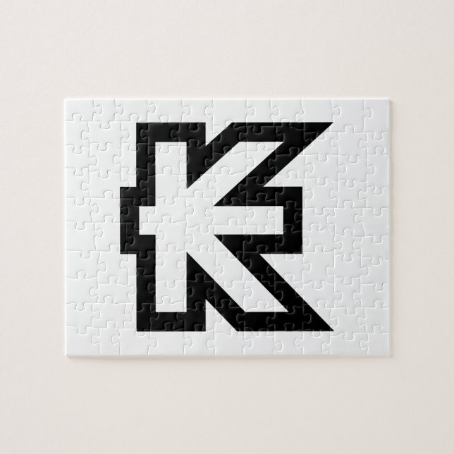 Puzzle SIGNE D'ARGENT Laos Kip Lao / Laotien (Horizontal)