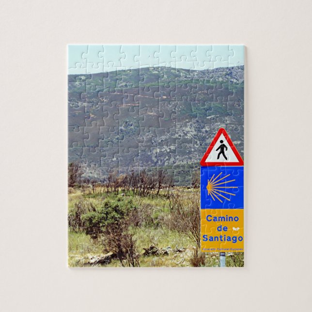 Puzzle Signe d'EL Camino De Saint-Jacques-de-Compostelle, (Vertical)