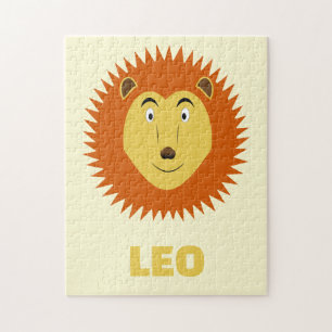 Puzzle Signe du Lion Anniversaire Personnalisé