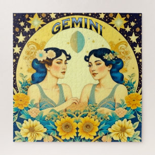 Puzzle SIGNE Horoscope vintage Gemini Twins Celestin