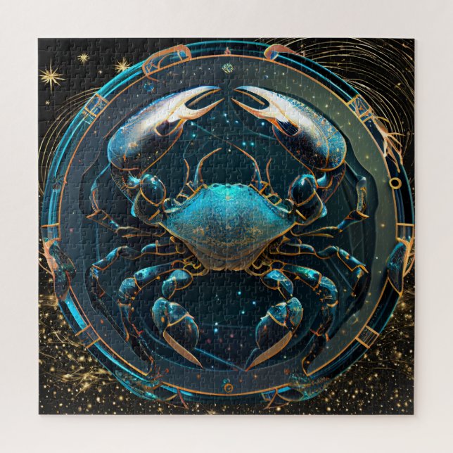 Puzzle Signe zodiaque Cancer Puzzle, 20"x20" 676 pcs. (Vertical)