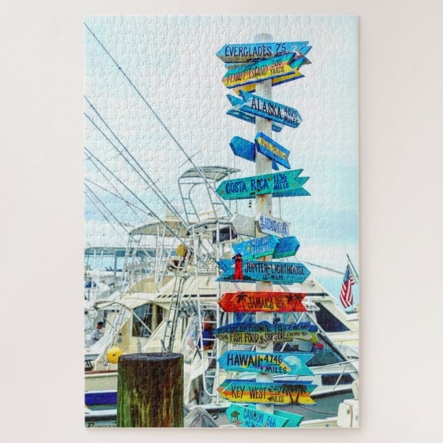 Puzzle Signpost de Floride (Vertical)