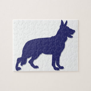 Puzzle Silhouette berger allemand