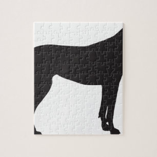 Puzzle Silhouette de great dane