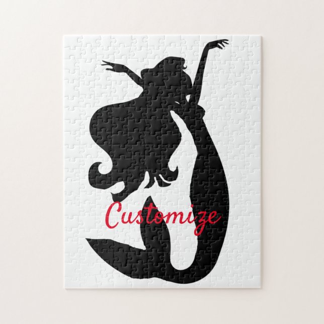 Puzzle Silhouette de sirène noire Thunder_Cove (Vertical)