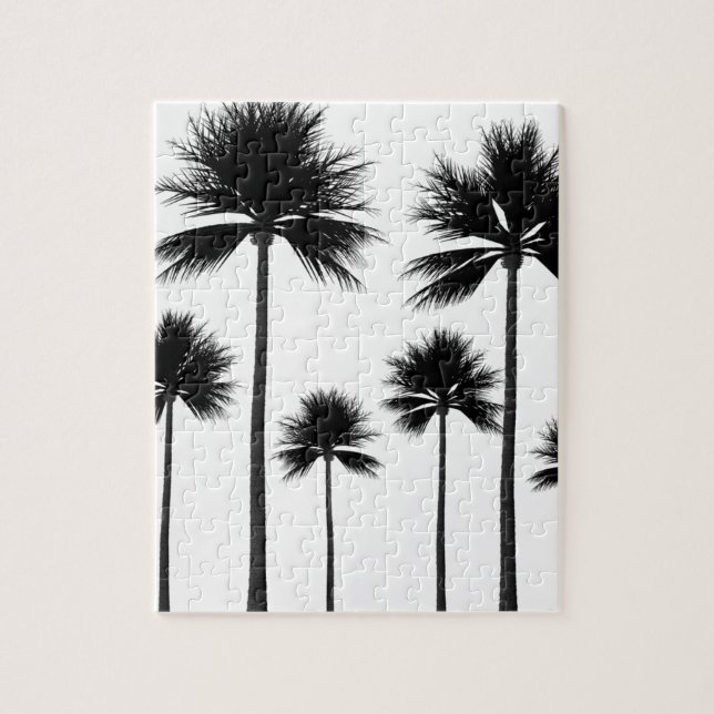 Puzzle Silhouette palmier (Vertical)