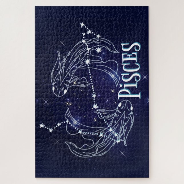Puzzle SIM A Pisces Zodiac.SIGNE Zodiaque À La Mode Pisce (Vertical)
