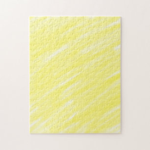 Puzzle simple couleur solide simple personnalisé jaune pa