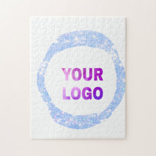 Puzzle simple minimal ajoutez votre logo/design ici texte