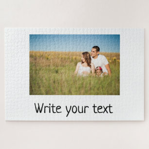 Puzzle simple minimum ajouter votre texte photo noël j