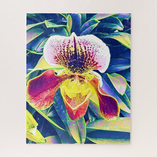 Puzzle Singapore Orchid voyage Asie du Sud-Est (Vertical)