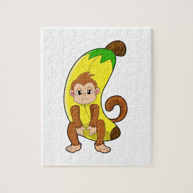 Puzzle Singe à la banane (Vertical)