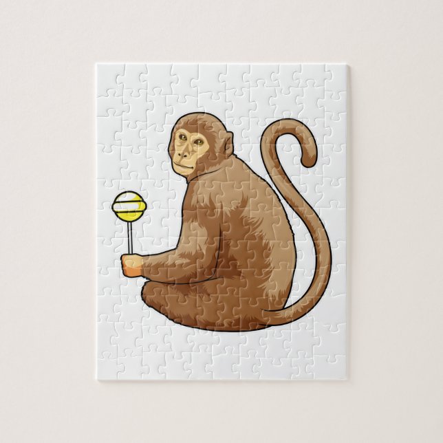 Puzzle Singe avec Lollipop (Vertical)