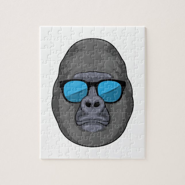 Puzzle Singe avec lunettes de soleil (Vertical)