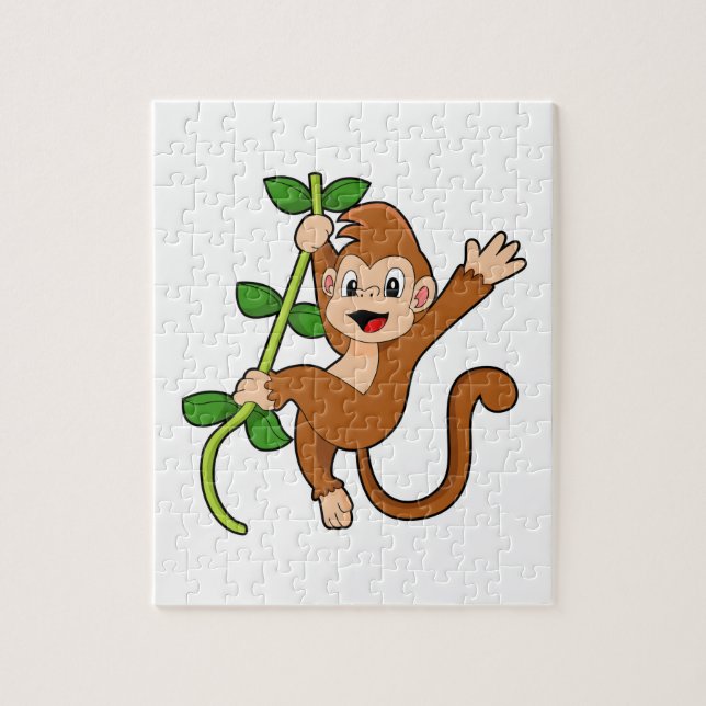 Puzzle Singe dans la jungle (Vertical)