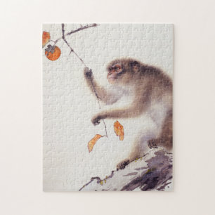 Puzzle Singe dans un arbre de kaki