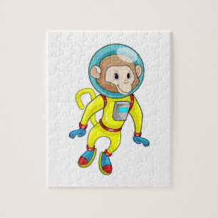 Puzzle Singe en astronaute