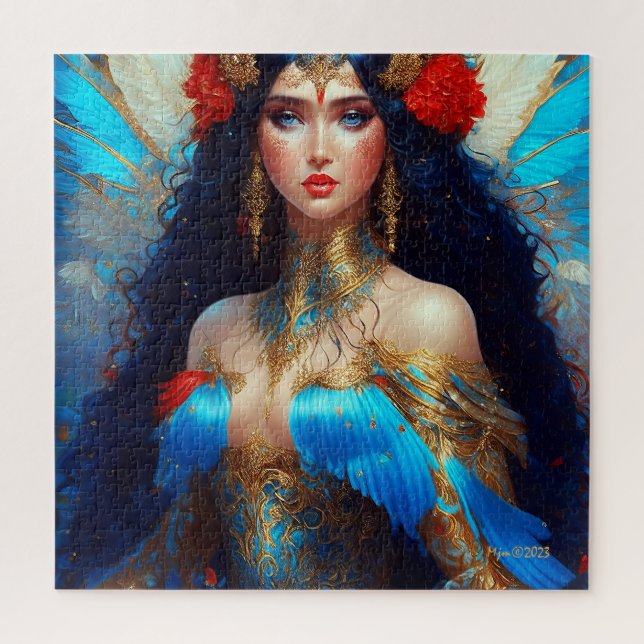 Puzzle Sirène Imaginaire Blue Water Fairy (Vertical)