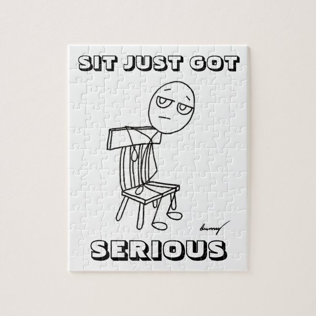 PUZZLE SIT JUSTE A EU UN PEU GRAVE (Vertical)