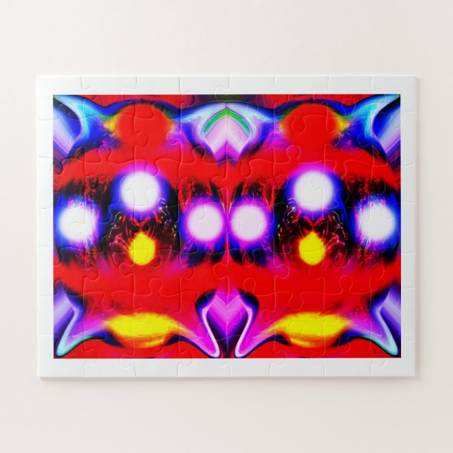 Puzzle Six snowballs fun art (Horizontal)