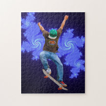 Skateboard Action Sports Art