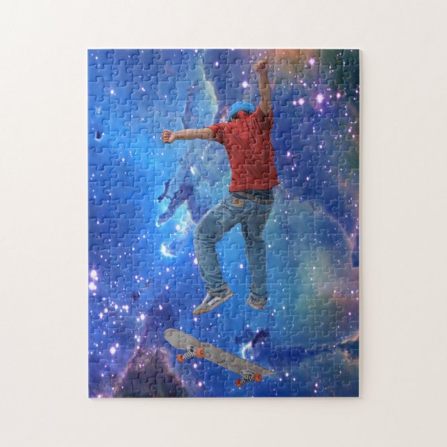 Puzzle Skateboarder obtenir quelques Air Action Street Ku (Vertical)