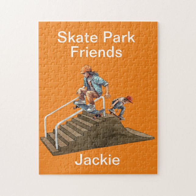 Puzzle skateboarders (Vertical)