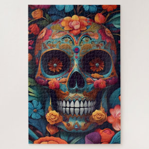 Puzzle Skeleton Art Muerto Fest Dio Los Muertos Récents