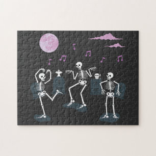Puzzle Skeletons dansant en cercle