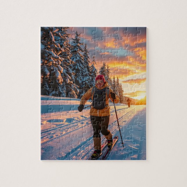 Puzzle Ski de fond (Vertical)