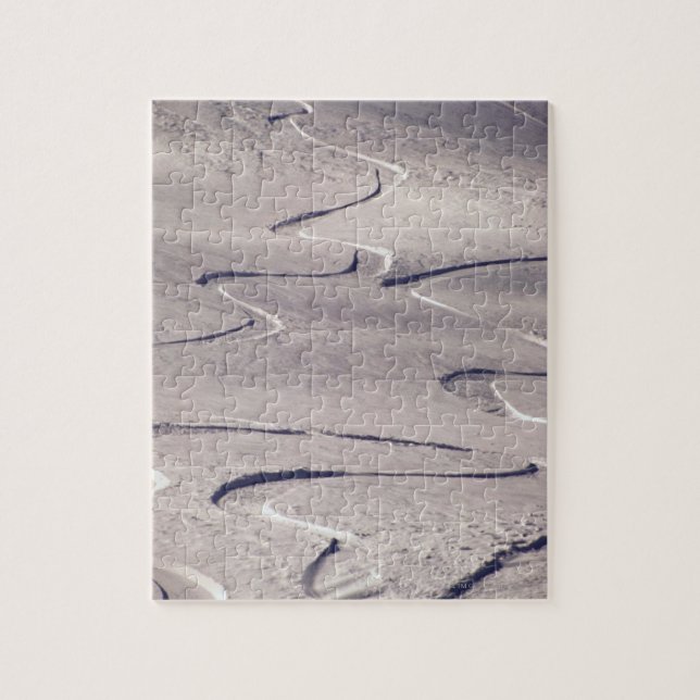 Puzzle Sking Tracks (Vertical)