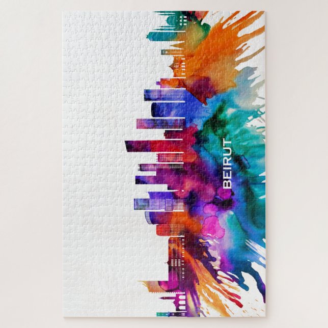 Puzzle Skyline de Beyrouth (Vertical)