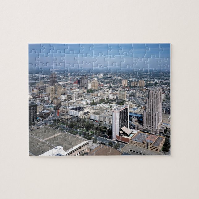 Puzzle Skyline de San Antonio (Horizontal)