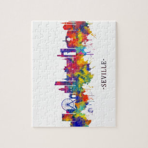 Puzzle Skyline de Séville Espagne