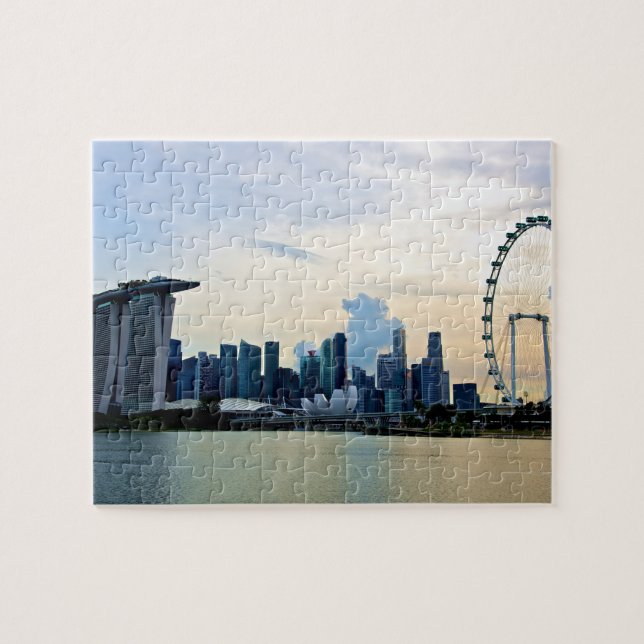 Puzzle Skyline de Singapour par jour (Horizontal)