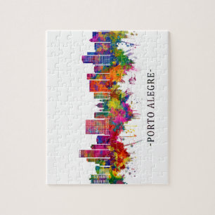 Puzzle Skyline du Brésil de Porto Alegre