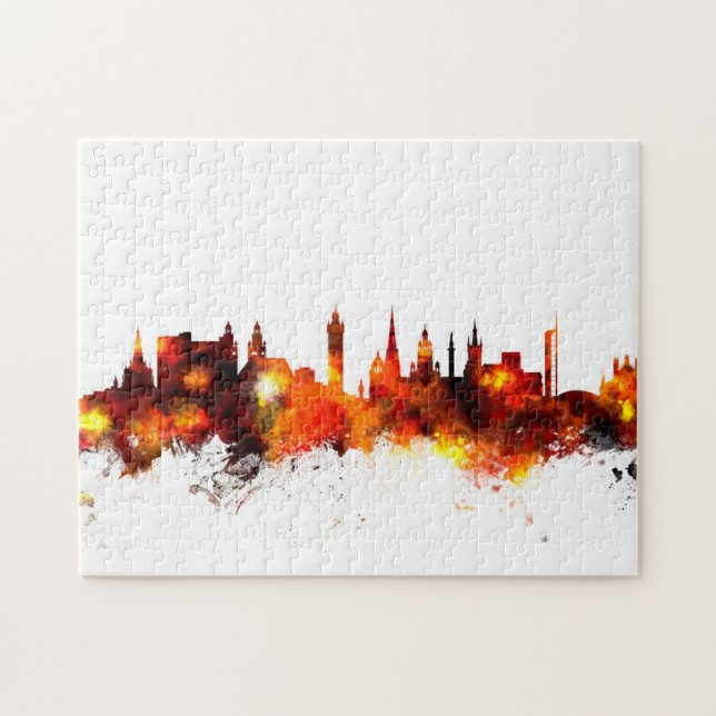 Puzzle Skyline écossaise de Glasgow (Horizontal)