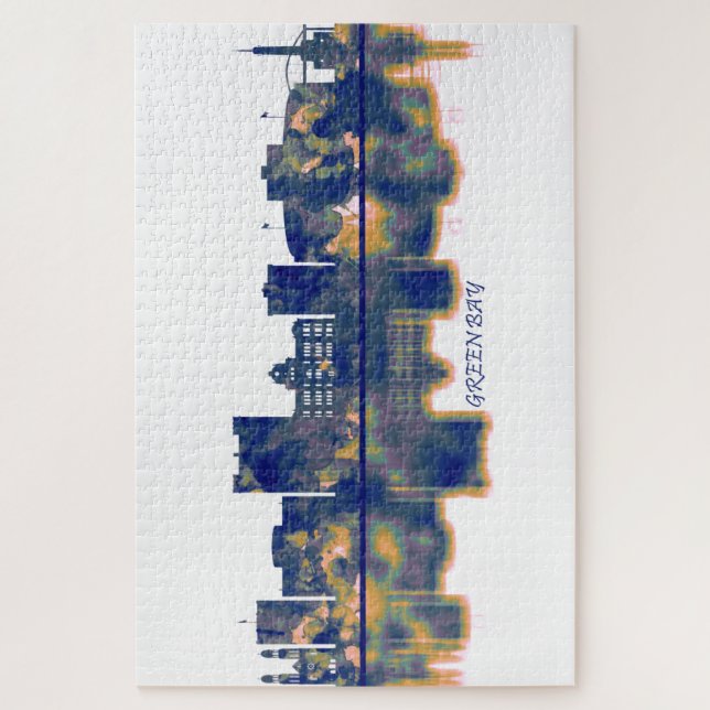 Puzzle Skyline Green Bay (Vertical)
